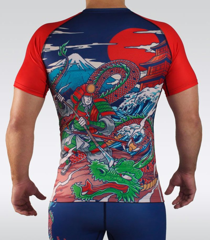 GroundGame TATAKAI RASHGUARD-BLUE